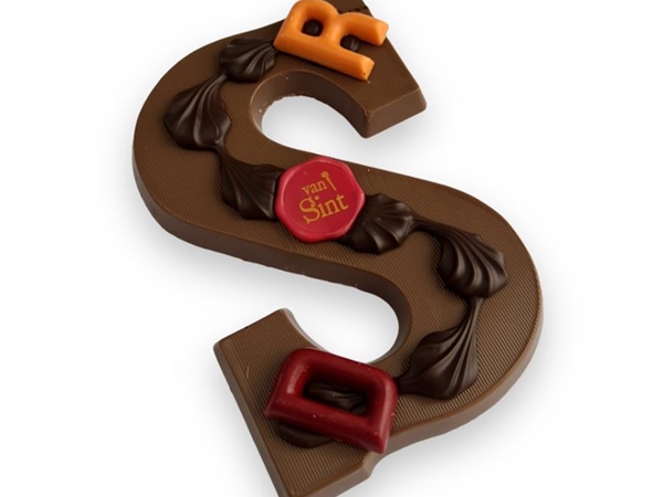 Luxe chocoladeletter melk 225gr